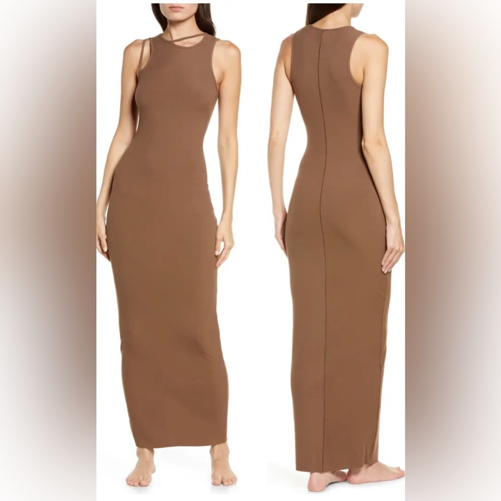 SKIMS Soft Lounge Rib Cutout Nightgown NWOT
